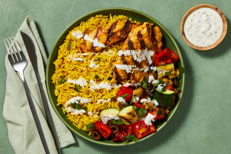 SuperQuick Grilled Tofu Shawarma 