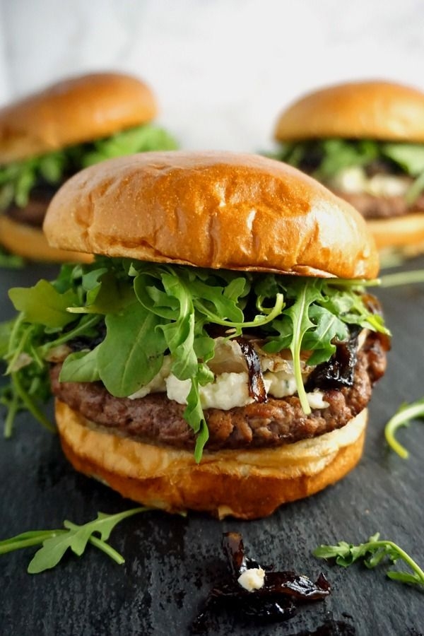 Boursin Double Beef Burgers