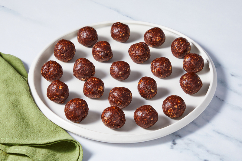 Boules d’énergie double chocolat