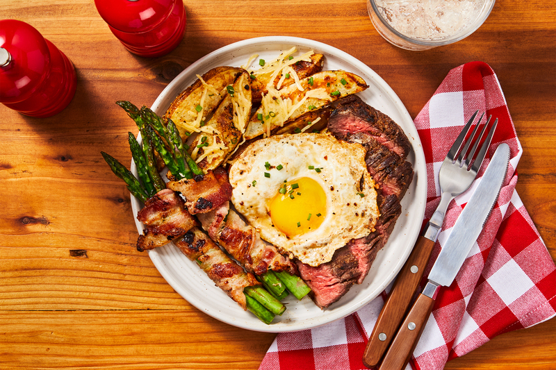 Tenderloin Steak and Fried Eggs