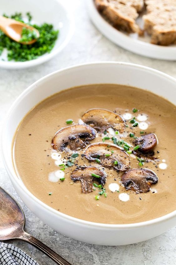 Hungarian mushroom soup