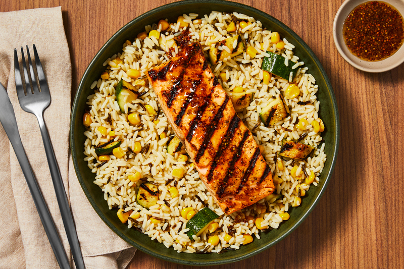 Maple-Mustard Grilled Salmon