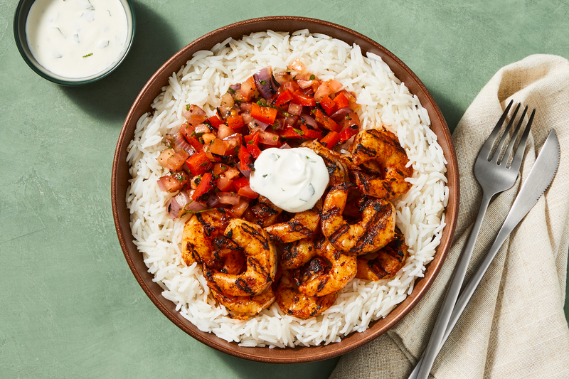 Grilled Shrimp Bowls