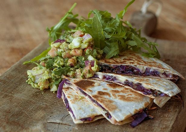 Cabbage Quesadillas