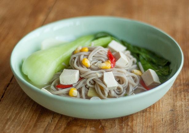 Tofu Soba Noodle Soup