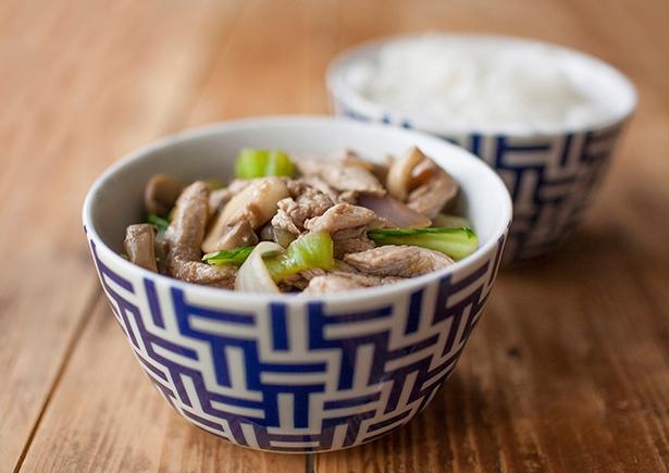 Pork and Mushroom Stir Fry
