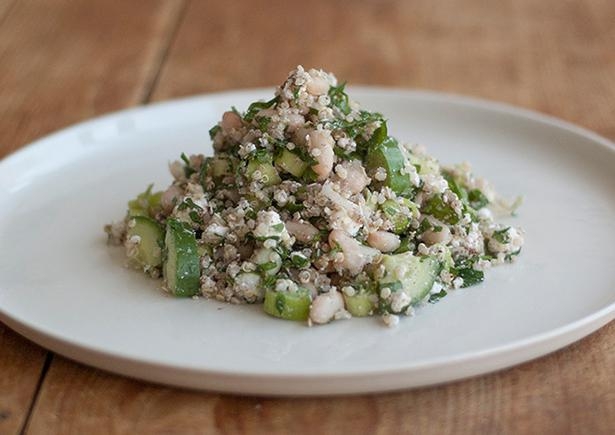 Quinoa with Fetta and Cannellini (v)