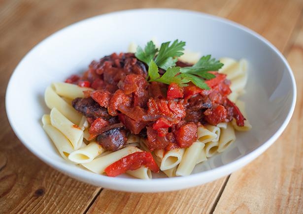 Smokey Chorizo Penne Pasta