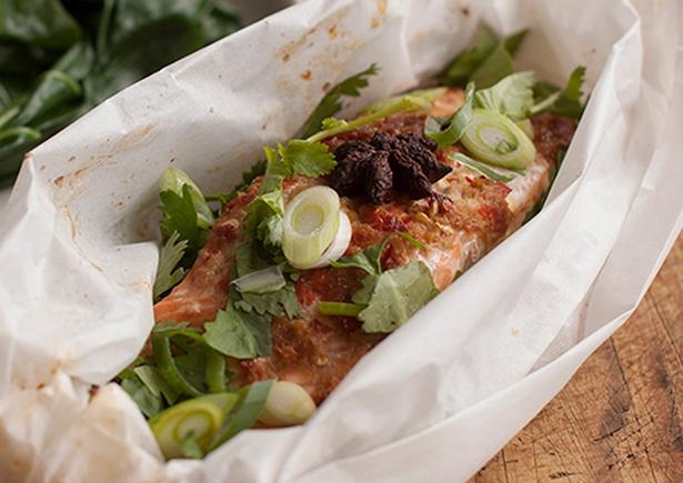 Salmon en Papillote