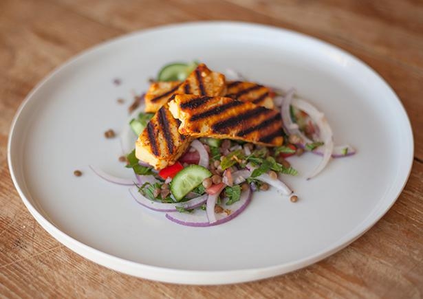Lentil and Haloumi Medley