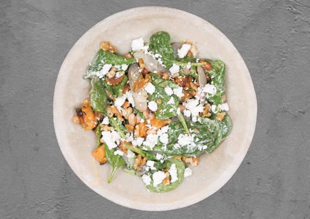 Warm Mixed Bean and Butternut Squash Salad