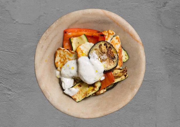 Grilled Citrus Halloumi