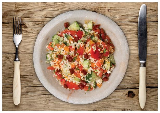 Herby Chorizo Tabbouleh