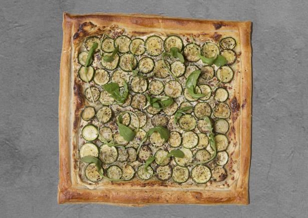 Courgette and Sun-Dried Tomato Dorset Pastry Tart