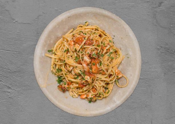 Tiger Prawn and Chorizo Linguine