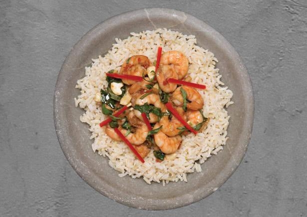 Chilli Cashew Prawns