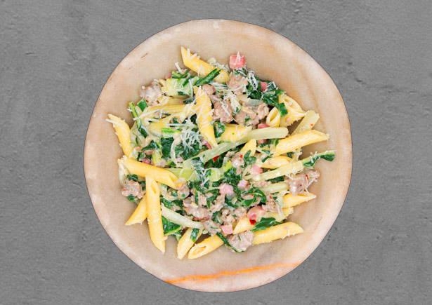 Swiss Chard with Pancetta,