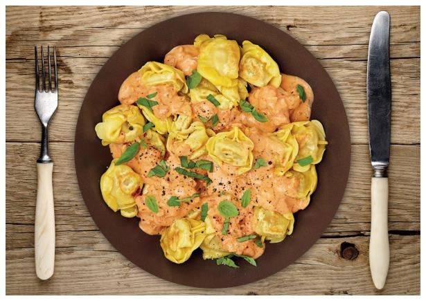 Kross Gebratene Käse-Tortellini 