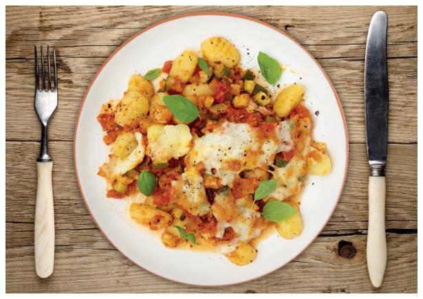 Gnocchi in feiner Tomatensoße