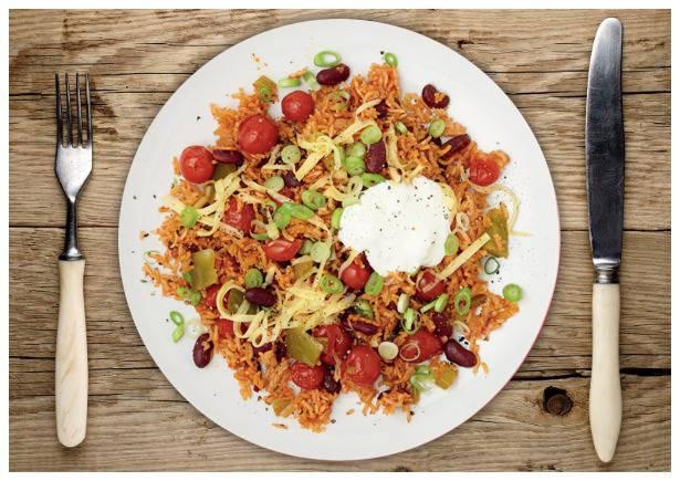 Mexikanischer Kidneybohnen-Reis 