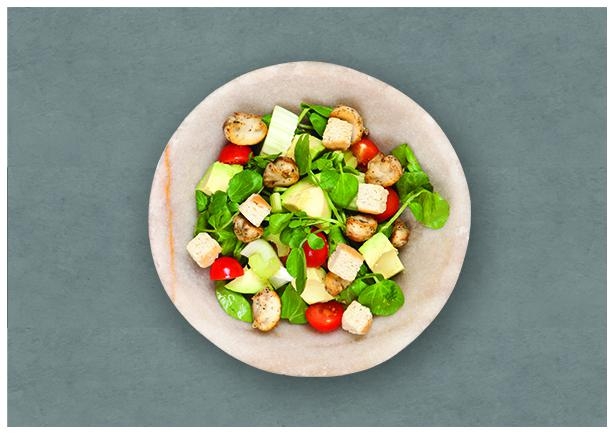 Warm Herby Mushroom Salad