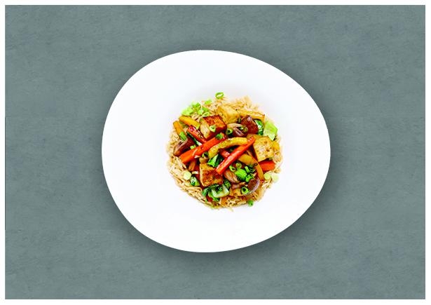 Crispy Tofu Fried Rice