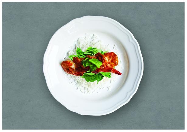 Yogurt Marinated Shrimp