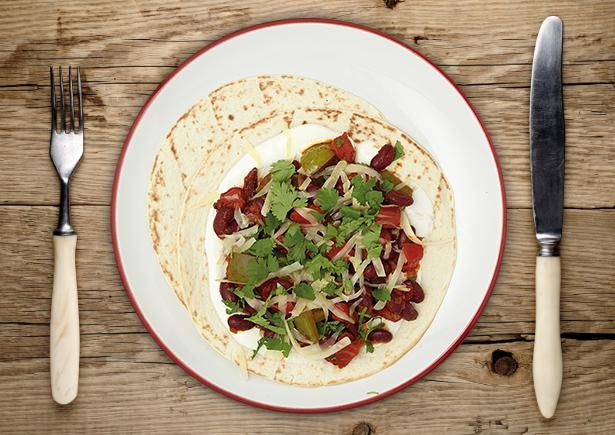 Würzige Mexikanische Gemüsewraps