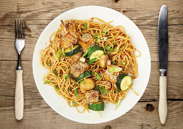 Asia-Tofu-Spieße