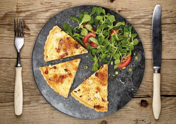 Blumenkohl-Speck-Quiche