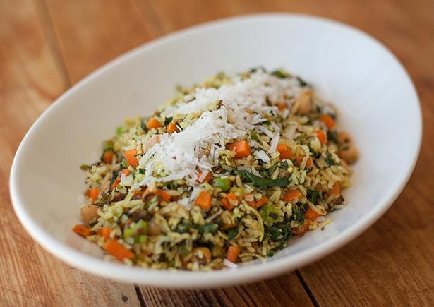 Gai Lan, Carrot and Coconut Sundal