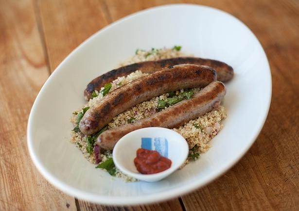 Merguez with Sumac and Cumin Scented Couscous