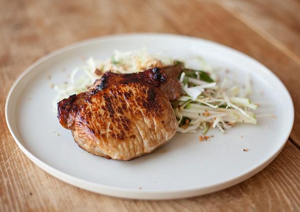 Pork with Apple Slaw