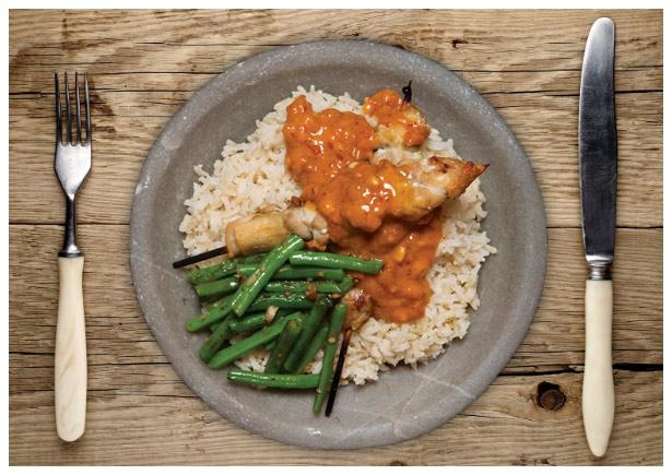 Street Food Chicken Satay