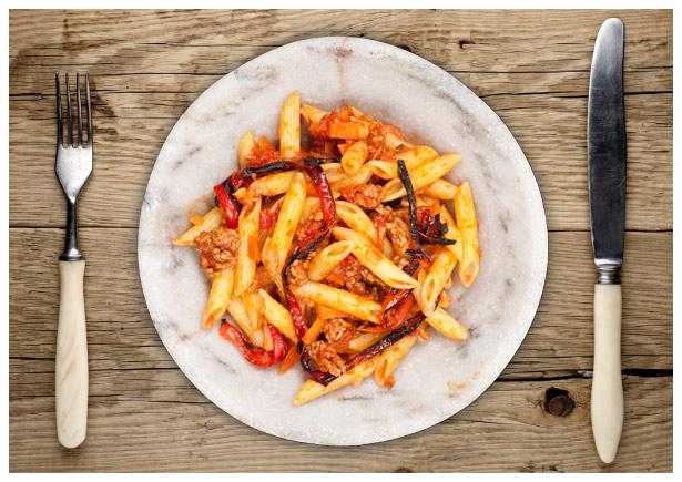 Roasted Pepper and Lamb Ragu 