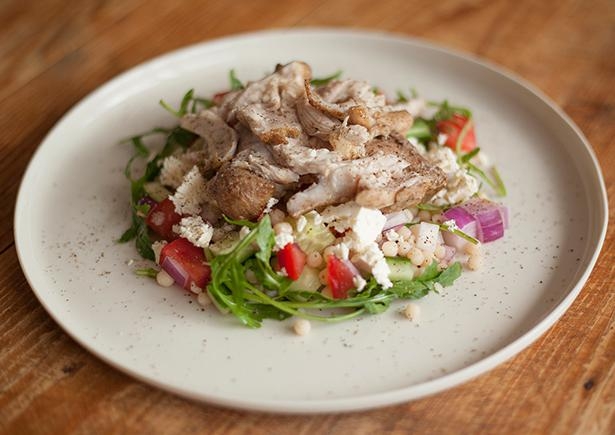 Cajun Chicken with Fetta and Pearl Couscous