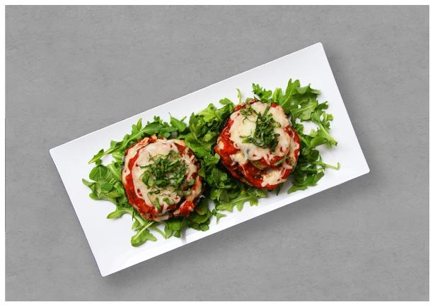 Eggplant Parmesan Stacks