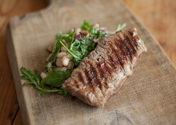 Grilled Angus Rump with Cannellini Salad