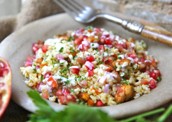 Gegrillter Harissa-Pfannenkäse