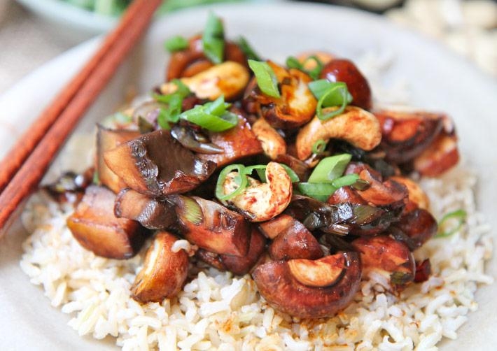 Pikante Champignonpfanne „Gung Bao“