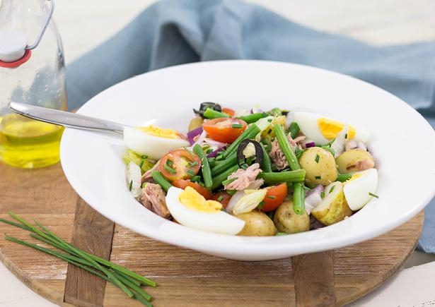 Salade niçoise met krieltjes