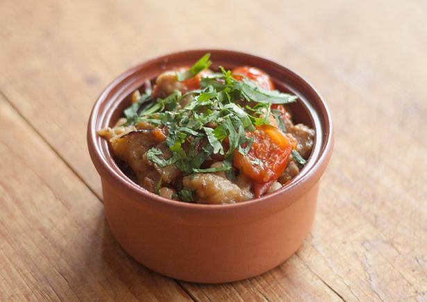 Persian Braised Eggplant with Prunes