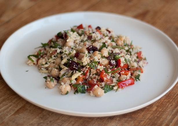 Bulgar Salad with Almonds and Grilled Capsicum 