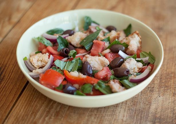 Charred Capsicum Panzanella 