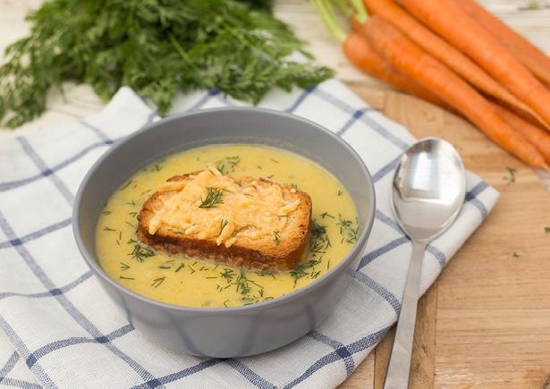 Koningssoep met een bijzonder broodje