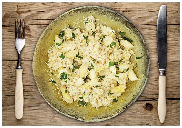 Feines Beelitzer-Spargel-Risotto 