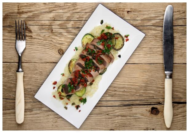 Mediterranean Seared Tuna