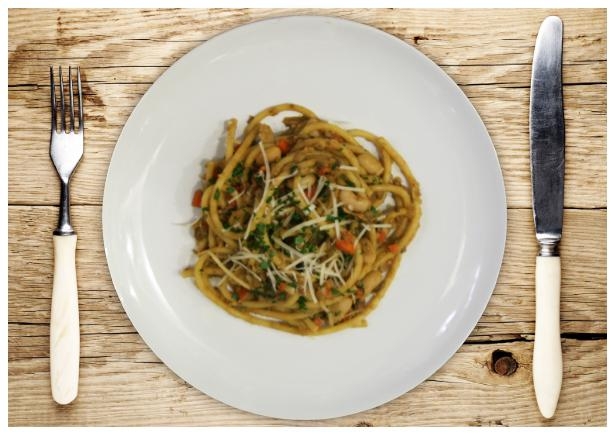 White Bean and Porcini Mushroom Ragu