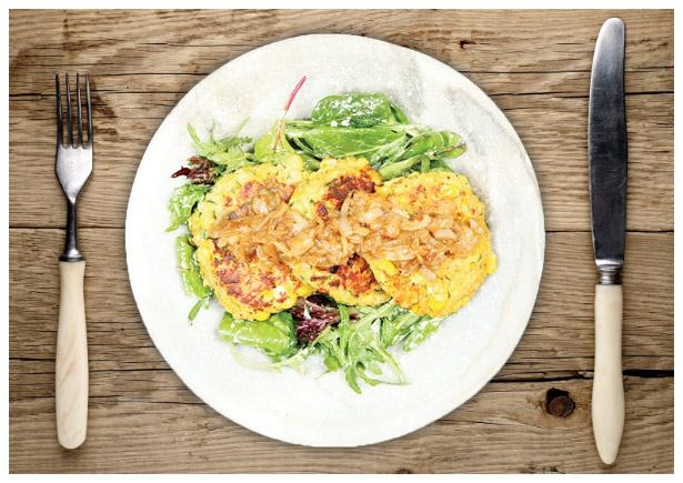 Chickpea and Sweetcorn Fritters 