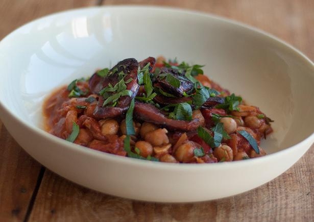 Chorizo Spanish Stew with Gremolata